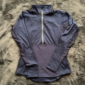 Athleta navy half zip
